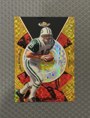 Chad Pennington 2005 Finest GOLD XFractor /10 Jets #100 X-Fractor SSP