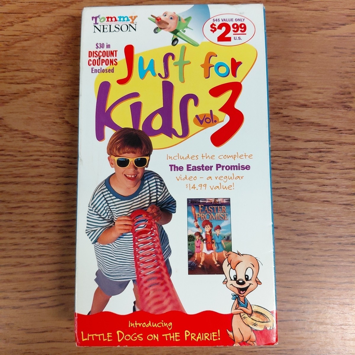 Just For Kids Vol. 3 (VHS, 1999) Tommy Nelson Video Tape The