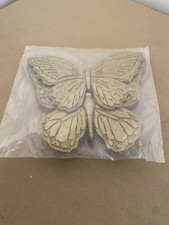 Vintage New MCM 2 Gold Butterflies Wall Hangers MCMLXXI Made in USA Boho Decor