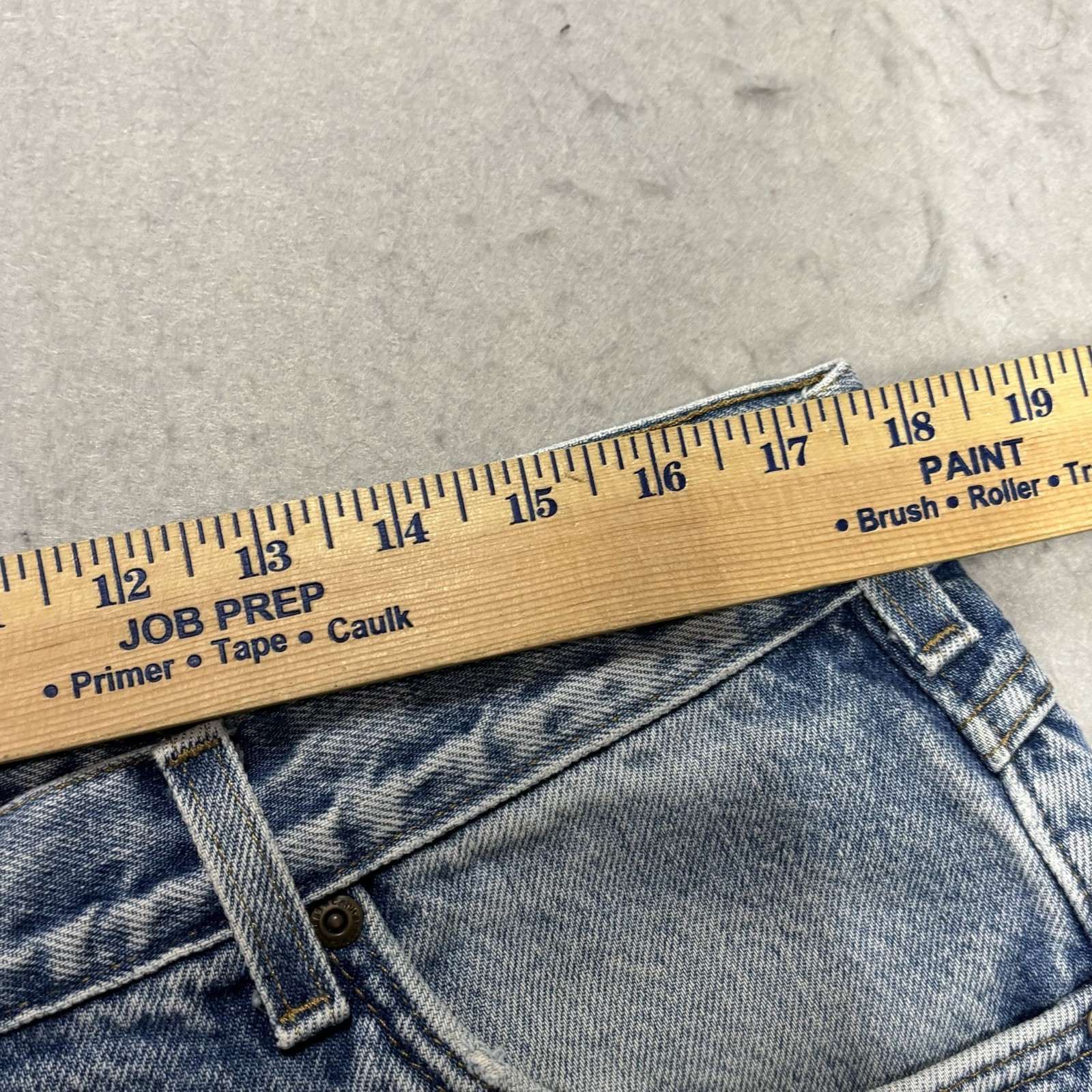 Carhartt Jeans Mens 35x31 Blanket Fleece Lined Workwear Outdoor B155 DST 1186 thumbnail 7