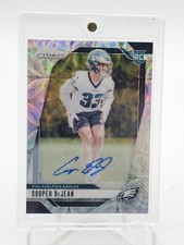 COOPER DEJEAN 2024 PANINI PRIZM CHOICE ROOKIE AUTO /100 #321 EAGLES Q3098