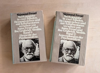 Sigmund Freud -  Werkausgabe in 2 Bänden - Hrg. Anna Freud
