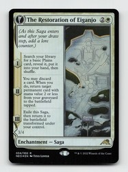 The Restoration of Eiganjo #34 (Foil) - Kamigawa: Neon Dynasty