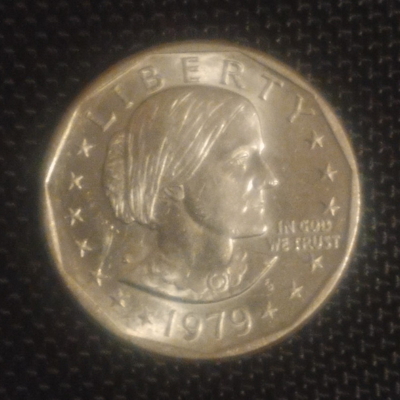1979 Susan B. Anthony $1 Dollar Coin Philadelphia Mint Business Strike