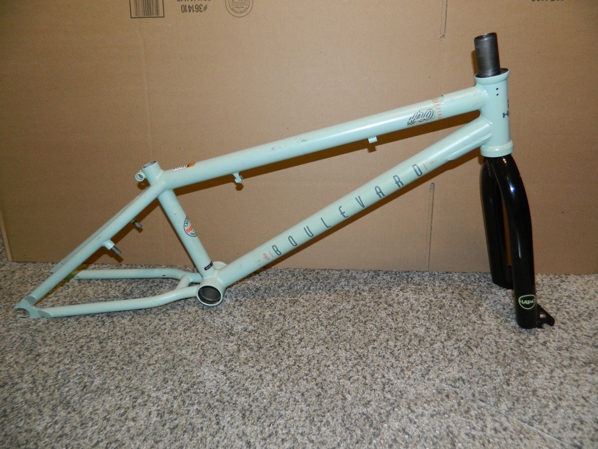 Haro boulevard BMX Frame 20 in 20.5 Top Tube with Haro forks | eBay