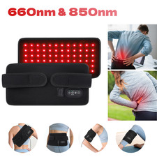 660nm Red 850nm Near Infrared Light Therapy Waist Wrap Pad Belt For Pain Relief