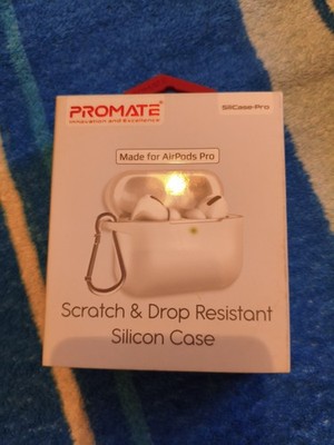 Promate Silicase-Pro Scratch & Drop Resistant Silicon Case für AirPods Pro Weiß