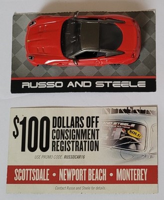 Russo and Steele diecast Ferrari car (Collector Automobile Auctions) 2015