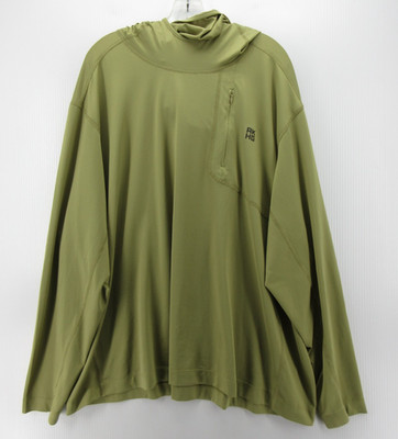 Duluth Alaskan Hardgear Sweatshirt Men XXXL Green Performance UPF 50+ Hiking