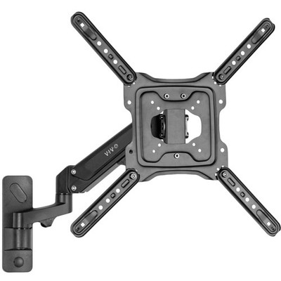 VIVO Black Premium Aluminum Single TV Wall Mount Arm for Screens up to 55''