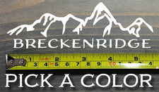Breckenridge Sticker Decal Breck Colorado 5.5" Ski Mountain Die Cut XO