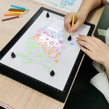 Light Box Drawing Pad A4, Tracing Board with Type-C Charge Cable and Brightne...