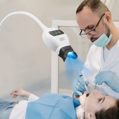 Dental Mobile Teeth Whitening Machine LED Light Accelerator Bleaching Lamp 300W