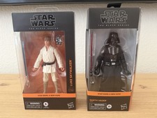 Star Wars The Black Series 6" Darth Vader & Luke Skywalker A New Hope Hasbro Lot