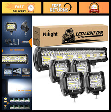 20 420w Led Light Bar 4x 60w Pods - Off-road Flood Spot Combo For Trucks Boa 20 420w Led Light Bar 4x 60w Pods - Off-road Flood Spot Combo For Trucks Boa