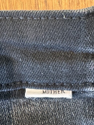 Mother Superior Insider Crop Step Fray Jeans Women’s Sz 30 Shoot To Thrill Wash - Picture 9 of 13