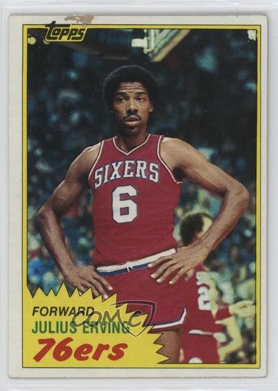 1981-82 Topps Julius Erving #30 HOF 0u9k