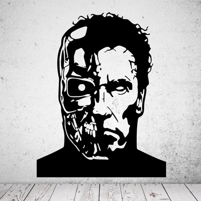 Wandtattoo Terminator - Roboter