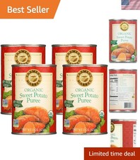 Grown in the USA Organic Sweet Potato Puree - 15 Oz X 4, Kosher Certified
