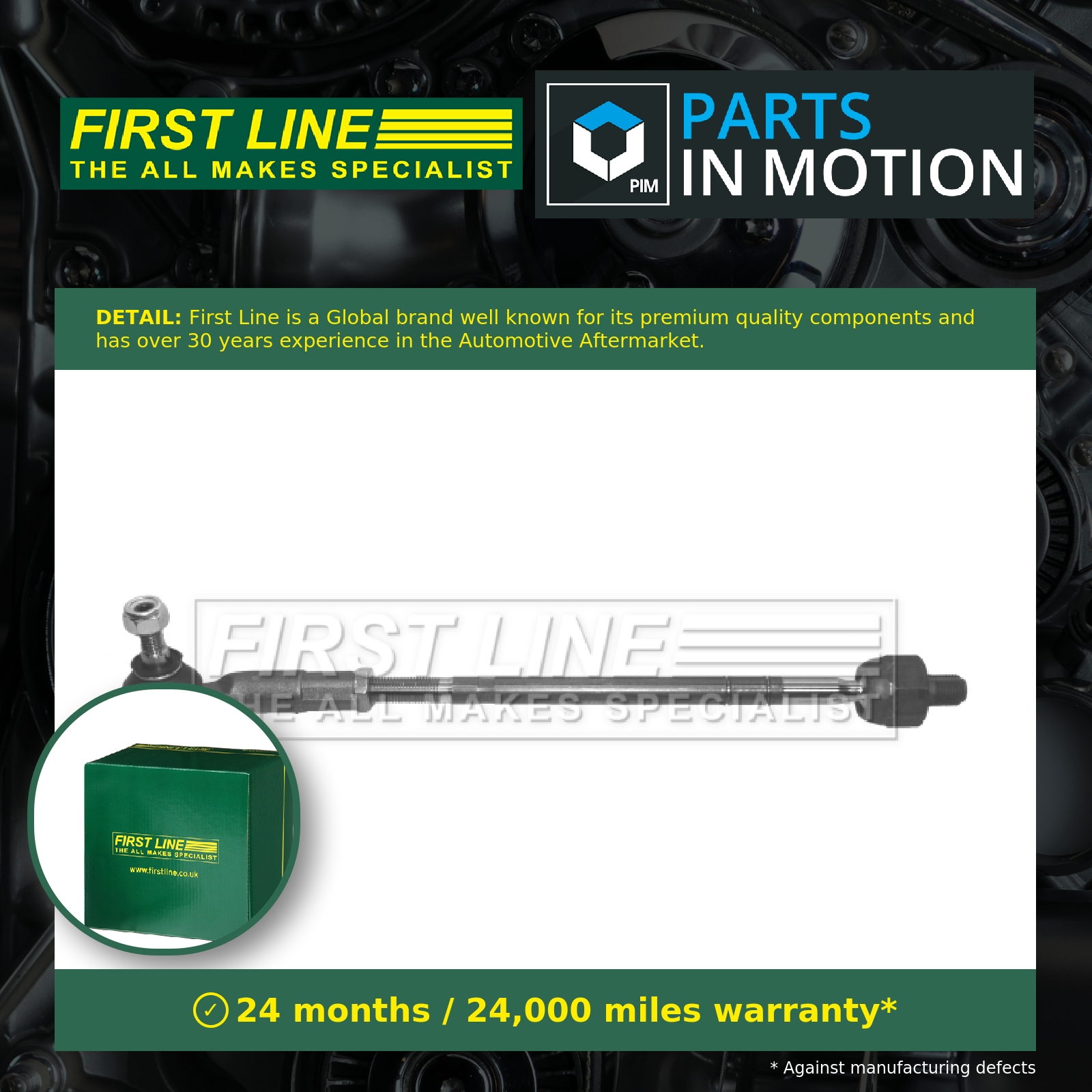 Steering Rod Assembly Left FDL7066 First Line 6Q0423803G Top Quality Guaranteed