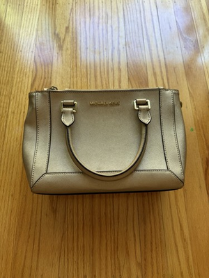 #ad Michael Kors Gold Tote Bag $18.86