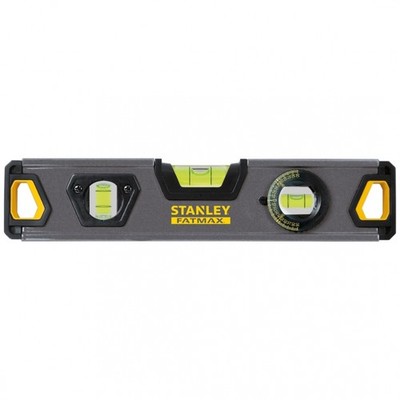 Stanley Wasserwaage Torpedo FatMax PRO Alu 23 cm Werkzeug grau