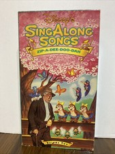 Disney's Sing Along Songs Zip-A-Dee-Doo-Dah VHS 1986 RARE