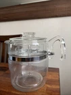 VINTAGE PYREX 9 CUP PERCOLATER COFFEE POT