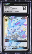 Sylveon Gx SV76/SV94 Shiny Vault Holo Hidden Fates Pokemon CGC 10 Gem Mint on eBay