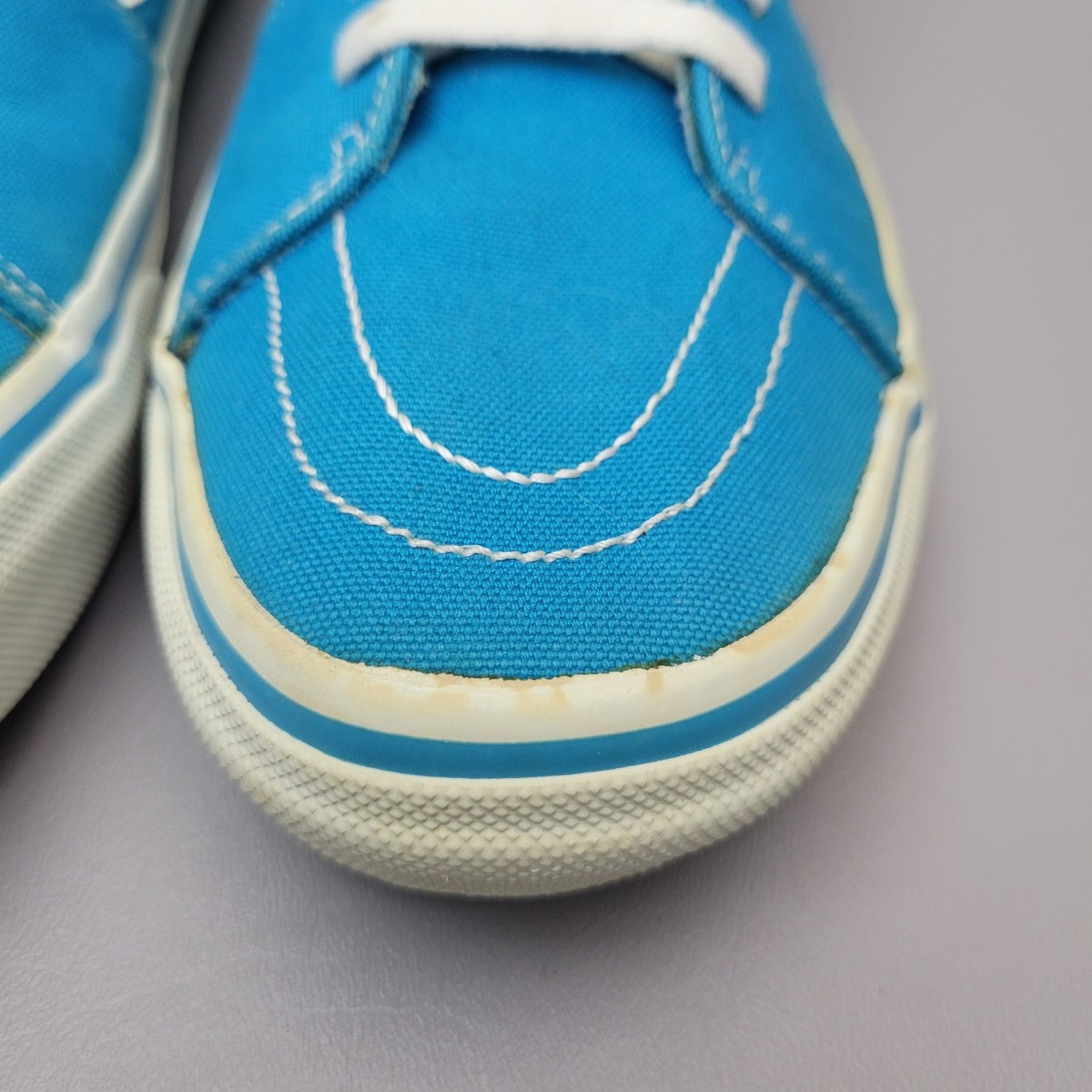 Vintage 90's Vans SK8 hi skating high blue Made In USA Shoes