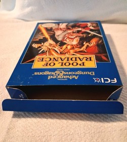 Advanced D&D: Pool of Radiance NES Box Only Good Condition