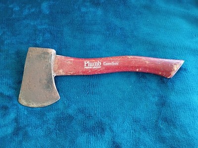 PLUMB Permabond Coopertool Hatchet w/ Original Wood Handle Ax.