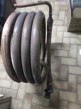 W&auml;rmetauscher aus Kupfer 70cm Durchmesser mit Anschl&uuml;ssen