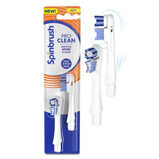 New PRO Clean Replacement Heads, Electric Toothbrush Refills, Soft Bristles, 2 C