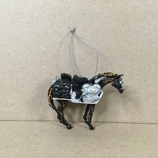 2003 Trail Of Painted Ponies Motorcycle Mustang Ornament Horse "AS IS"