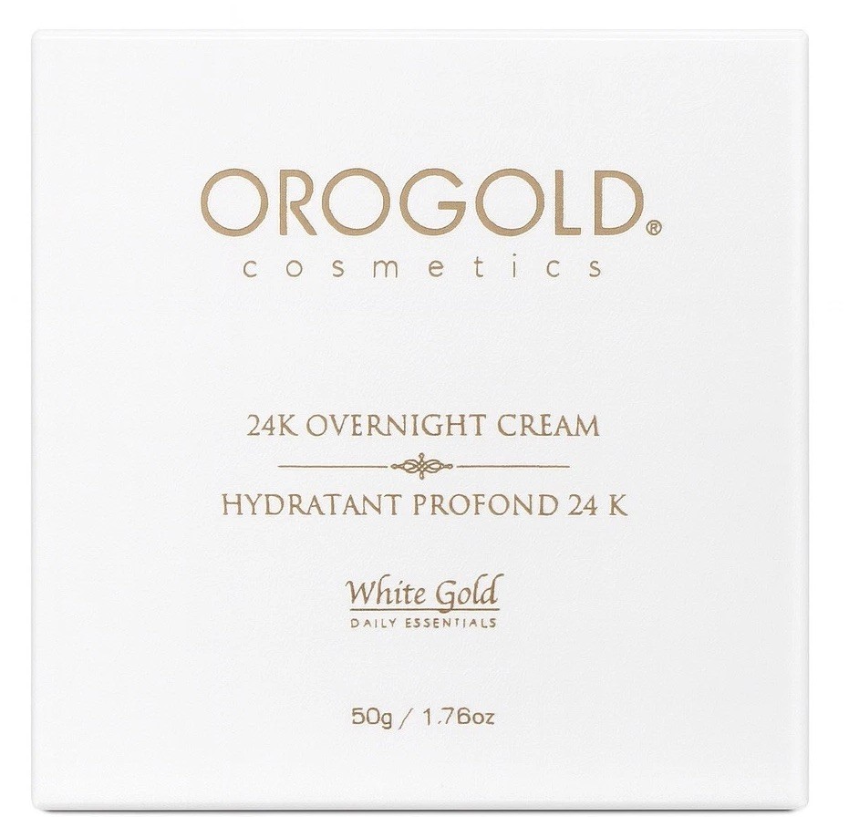 Orogold Cosmetics 24K Crema de Noche 1.76 OZ Oro Blanco Nuevo Sellado