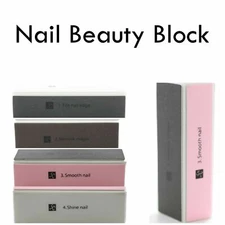 One Ontel Nail Buffer Block 4-in-1 Nail Beauty Solution Keep Fingernails Nice!
