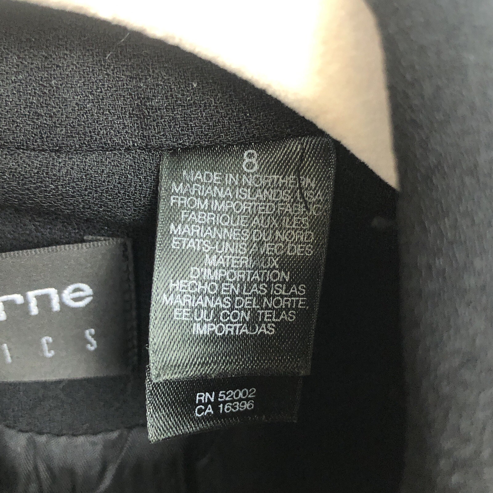 Liz Claiborne Classics Black Basic Suit Jacket Wo… - image 4