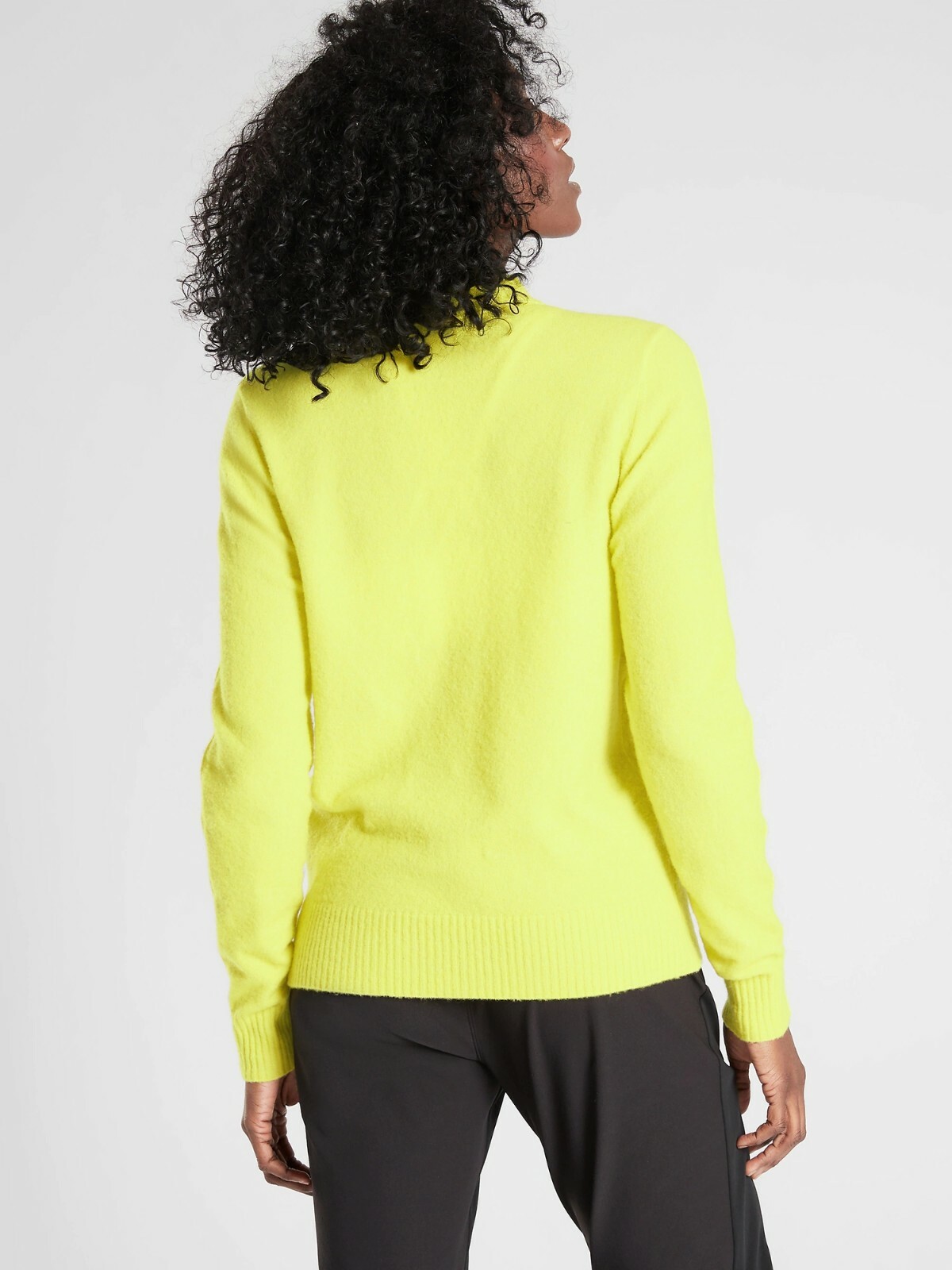Athleta Transit Crew Sweater, BLACK 