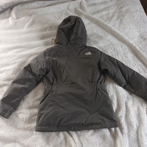 The North Face Girl's GREENLAND DOWN PARKA 550 Jacket Grey AGE 14-16 - Picture 3 of 10