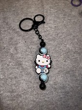 Handmade Beaded Keychain, Purse Charm, Zipper Pull