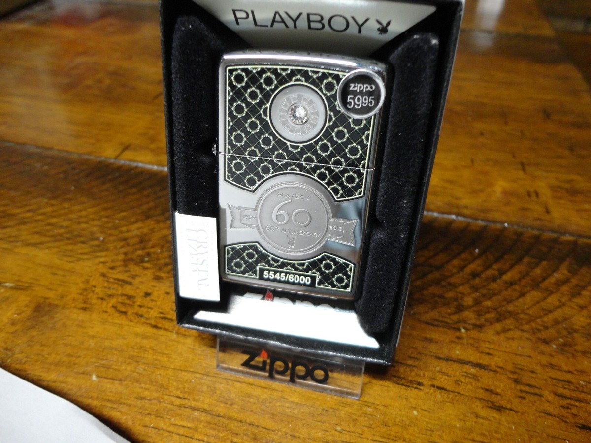PLAYBOY 60TH ANNIVERSARY 5545/6000 LIMITED ZIPPO LIGHTER MINT IN
