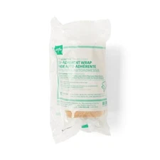 Nonsterile Cohesive Latex Bandage, Tan, 4" x 5 yd., Each