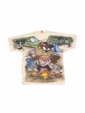  RARE Vintage 1996 Looney Tunes - Taz Tazmanian Devil  All Over Print