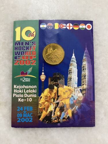 (JC) Malaysia 10th Men’s Hockey World Cup Coin Card 2002 - Picture 1 of 5