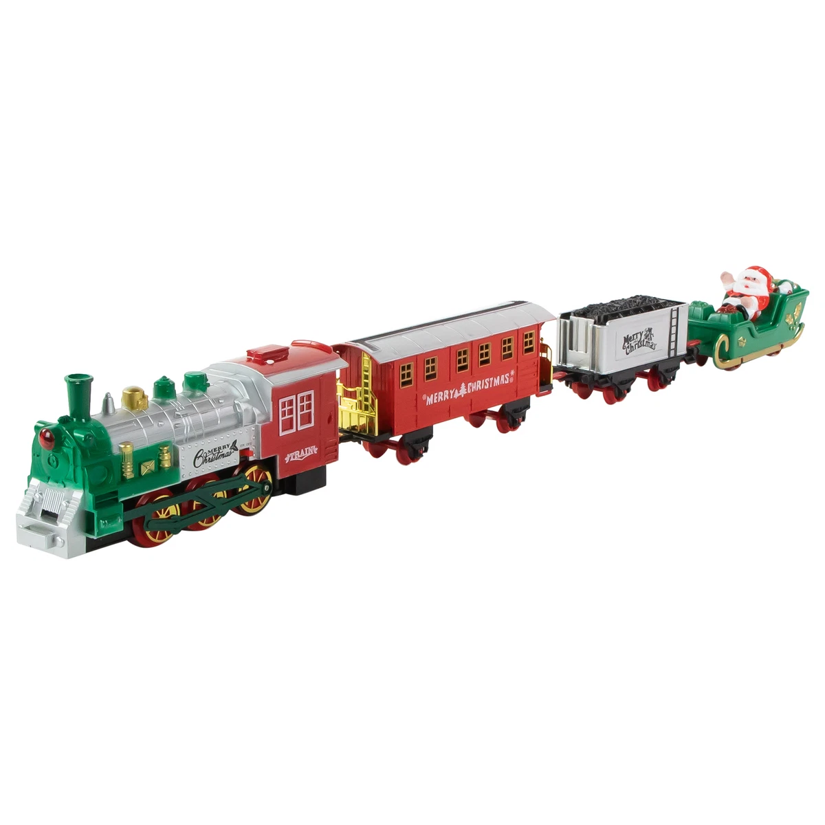 Northlight 36 Pc BO Lighted Animated Train Set with Raised Track