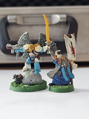 2 Vintage Professionally Painted Warhammer Miniatures GW 1992 & 1999