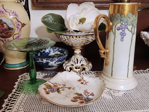 PIATTO DA PORTATA Fragola, Vassoio, Faience, Maiolica, Luneville, Francia, 1880, 9" - Foto 11 di 11