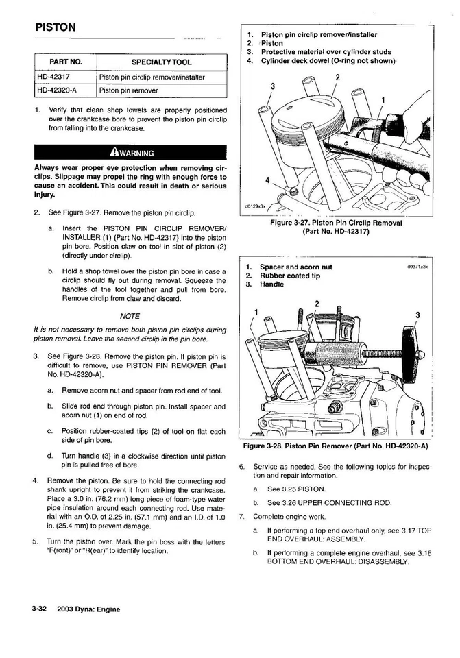 Harley Davidson Dyna Wide Glide 2003 manual de taller de reparación de servicio impreso Foto 3 de 4