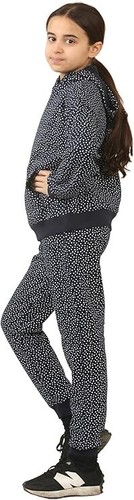 1-2PK Girls Print Tracksuit Hoodie Soft Terry Fleece Jogging Bottom Jumper UK - Picture 14 of 14